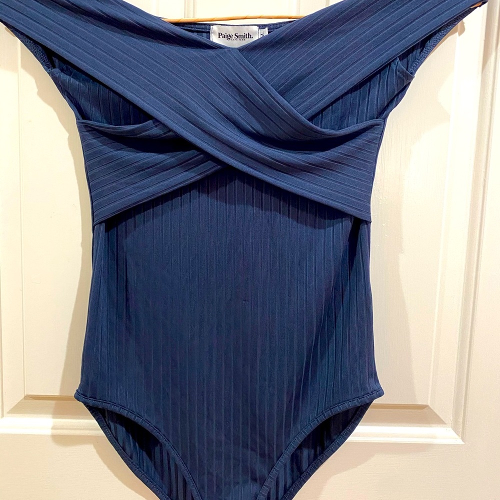 Navy blue bodysuit